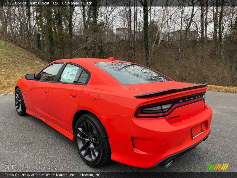 Go Mango / Black 2021 Dodge Charger Scat Pack