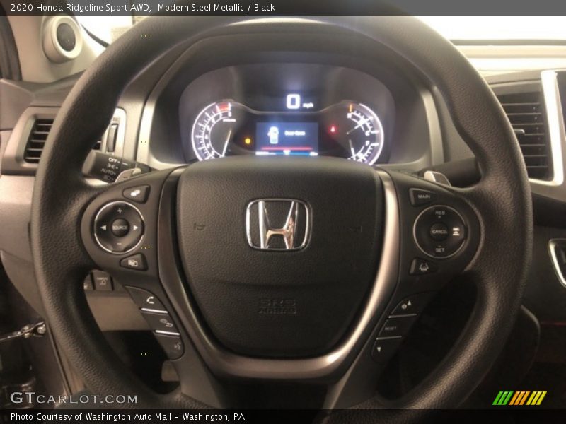 Modern Steel Metallic / Black 2020 Honda Ridgeline Sport AWD