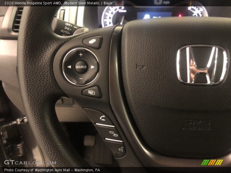 Modern Steel Metallic / Black 2020 Honda Ridgeline Sport AWD