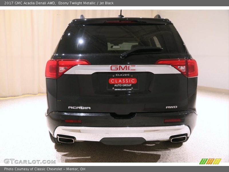 Ebony Twilight Metallic / Jet Black 2017 GMC Acadia Denali AWD
