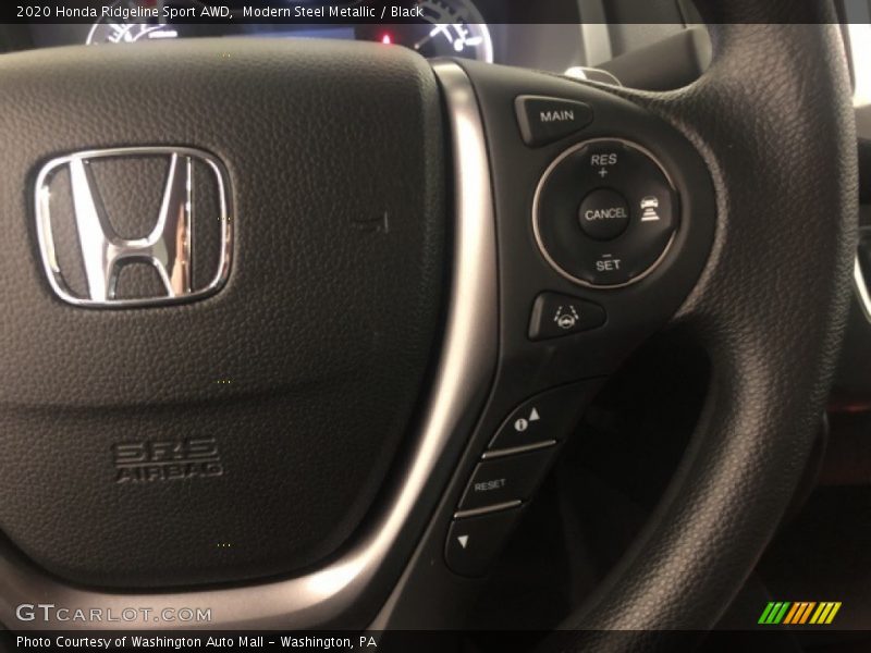 Modern Steel Metallic / Black 2020 Honda Ridgeline Sport AWD