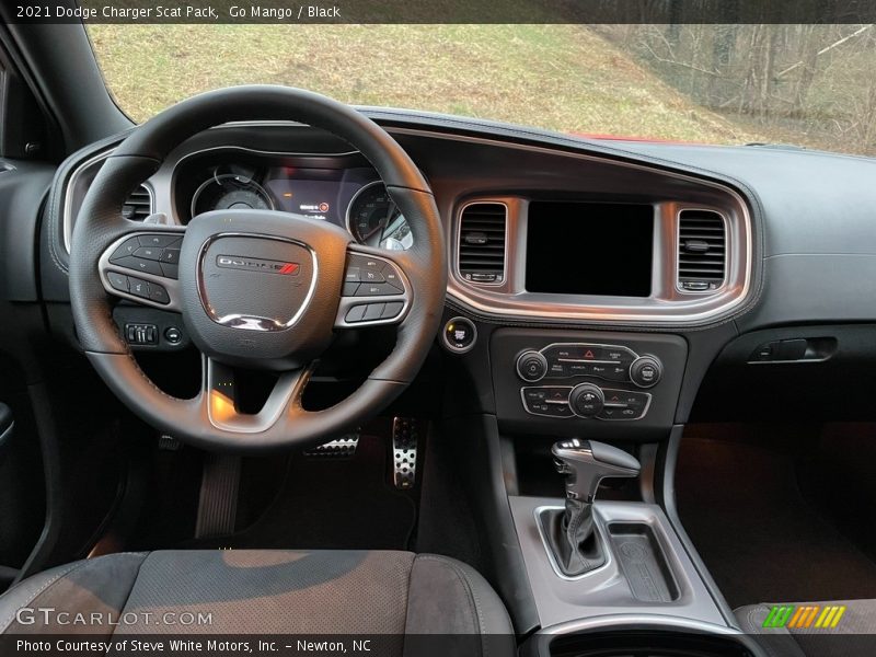 Go Mango / Black 2021 Dodge Charger Scat Pack