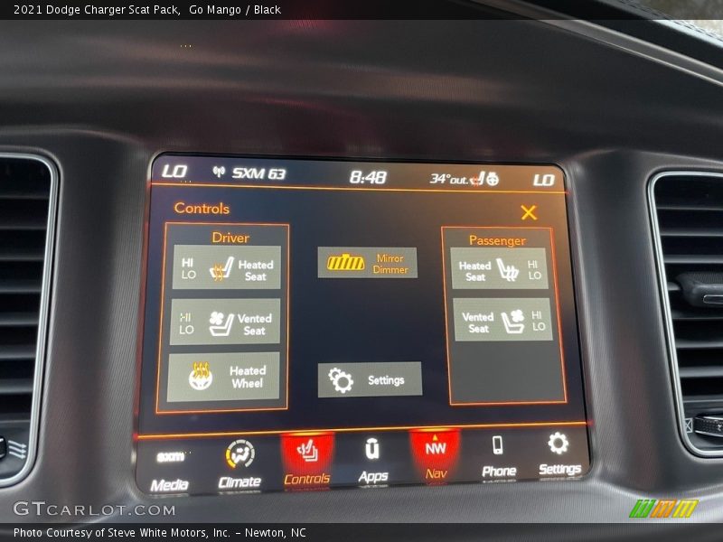 Go Mango / Black 2021 Dodge Charger Scat Pack