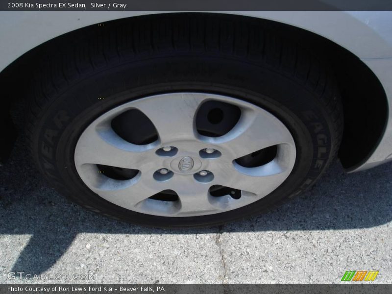 Silver / Gray 2008 Kia Spectra EX Sedan