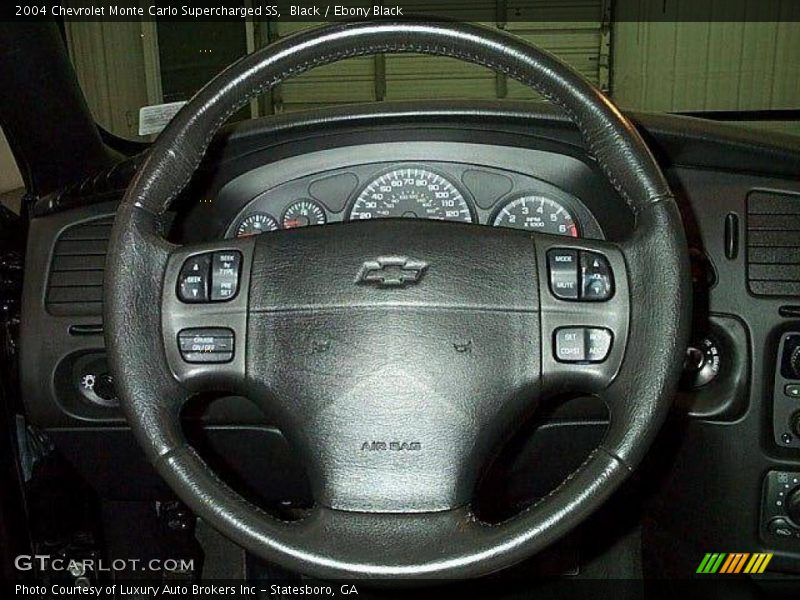 Black / Ebony Black 2004 Chevrolet Monte Carlo Supercharged SS