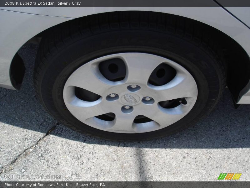 Silver / Gray 2008 Kia Spectra EX Sedan