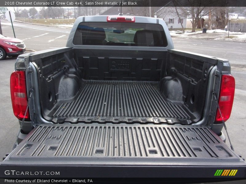 Satin Steel Metallic / Jet Black 2018 Chevrolet Colorado LT Crew Cab 4x4