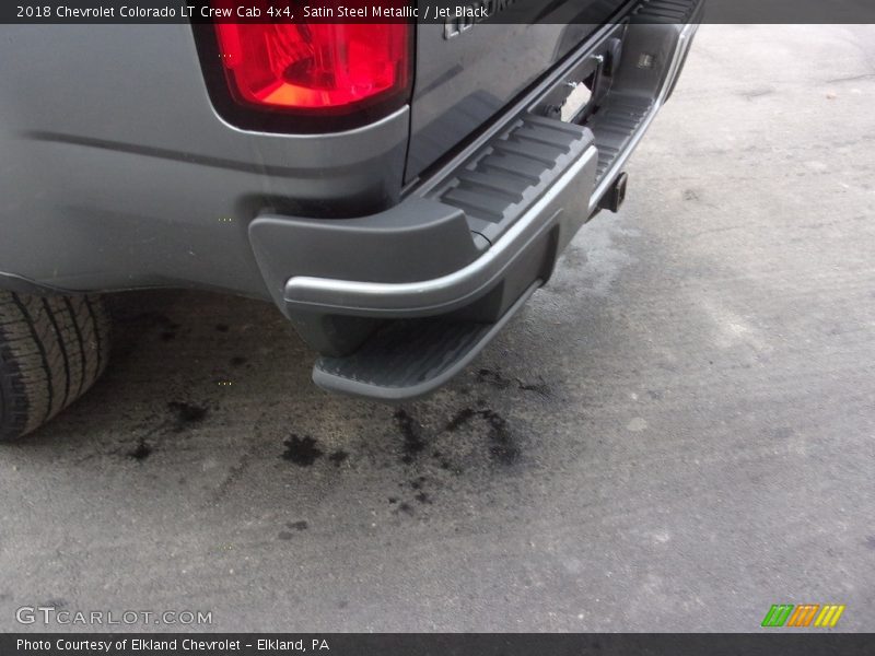 Satin Steel Metallic / Jet Black 2018 Chevrolet Colorado LT Crew Cab 4x4