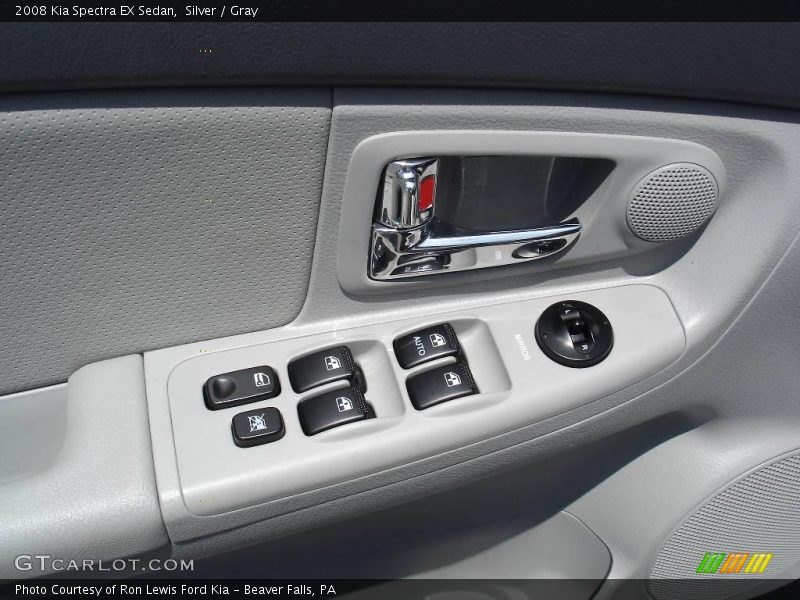 Silver / Gray 2008 Kia Spectra EX Sedan