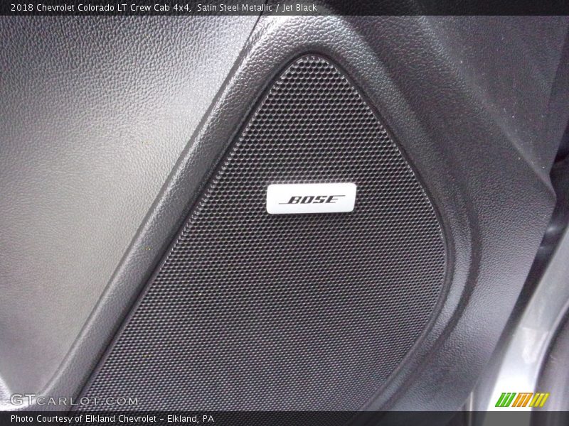 Satin Steel Metallic / Jet Black 2018 Chevrolet Colorado LT Crew Cab 4x4