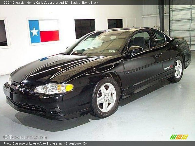 Black / Ebony Black 2004 Chevrolet Monte Carlo Supercharged SS