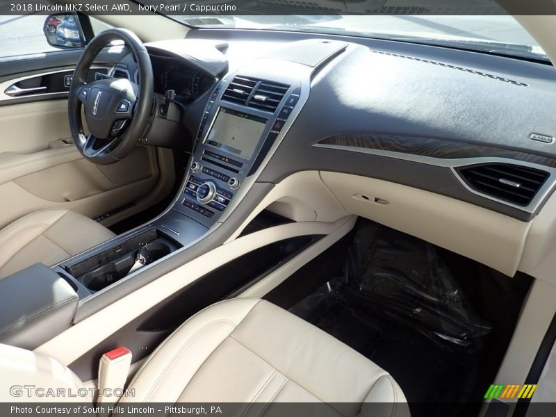 Ivory Pearl / Cappuccino 2018 Lincoln MKZ Select AWD