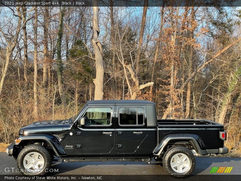 Black / Black 2021 Jeep Gladiator Sport 4x4