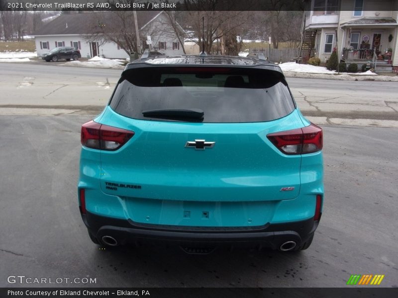 Oasis Blue / Jet Black 2021 Chevrolet TrailBlazer RS AWD