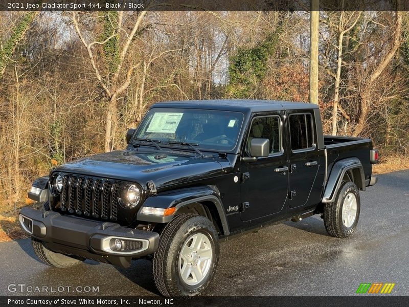 Black / Black 2021 Jeep Gladiator Sport 4x4