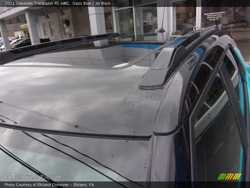Oasis Blue / Jet Black 2021 Chevrolet TrailBlazer RS AWD