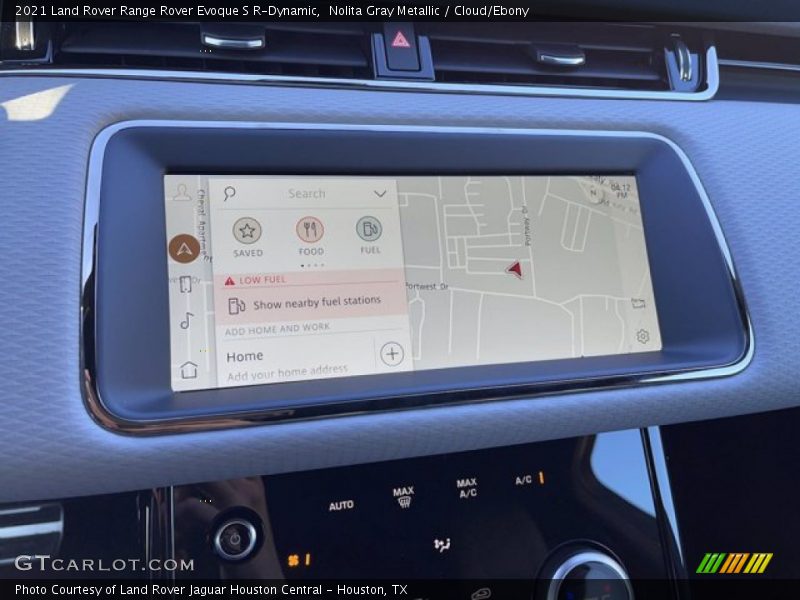 Navigation of 2021 Range Rover Evoque S R-Dynamic