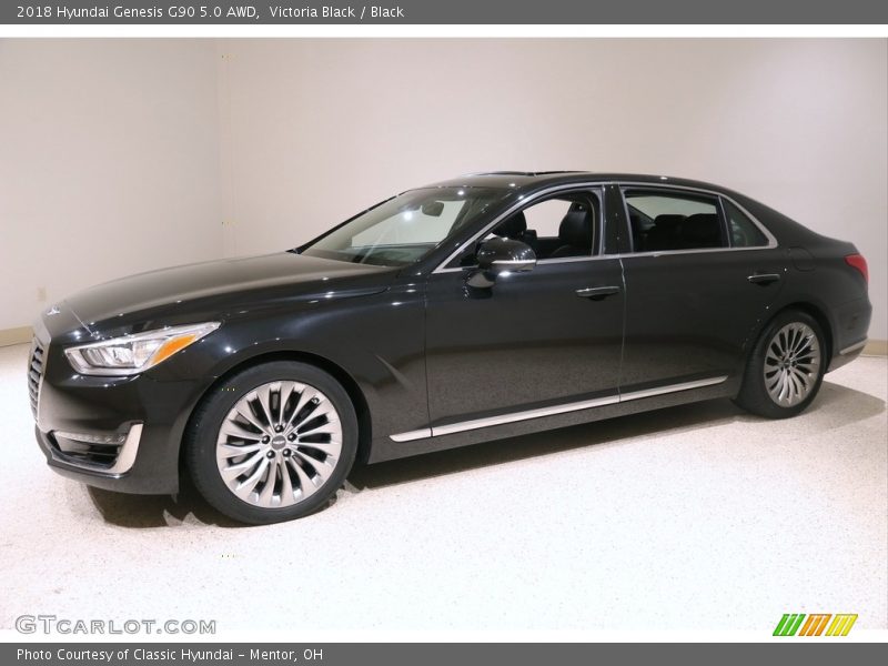 Victoria Black / Black 2018 Hyundai Genesis G90 5.0 AWD