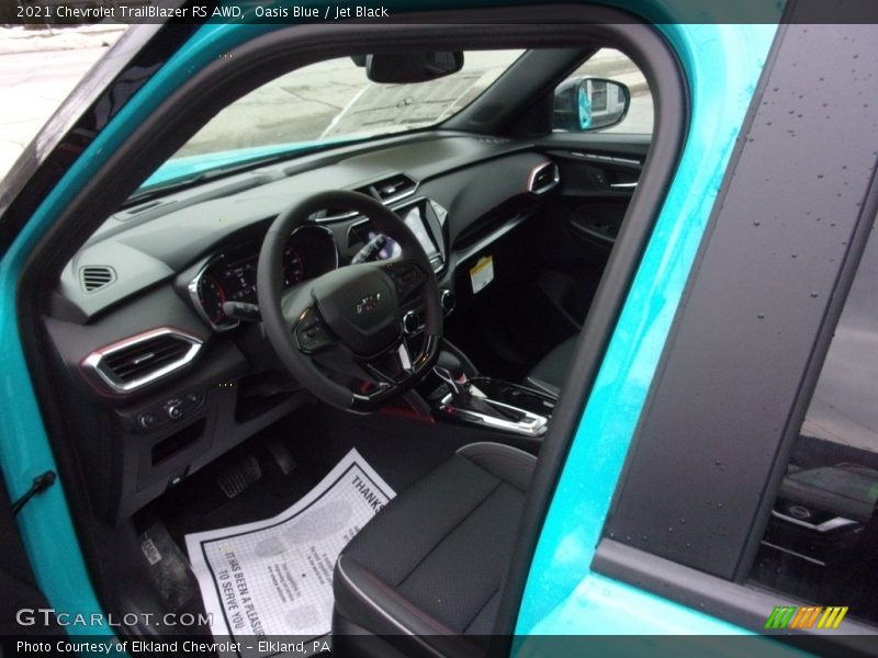 Oasis Blue / Jet Black 2021 Chevrolet TrailBlazer RS AWD
