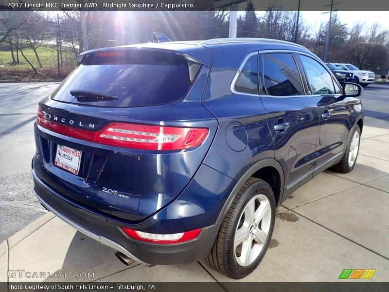 Midnight Sapphire / Cappuccino 2017 Lincoln MKC Premier AWD