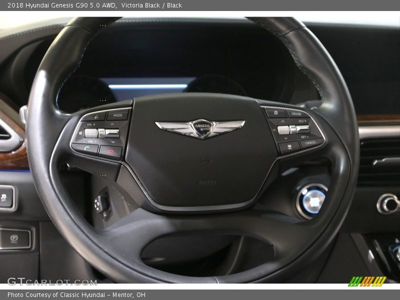 Victoria Black / Black 2018 Hyundai Genesis G90 5.0 AWD