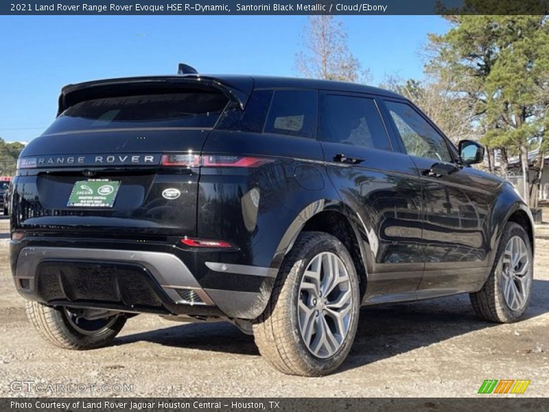 Santorini Black Metallic / Cloud/Ebony 2021 Land Rover Range Rover Evoque HSE R-Dynamic