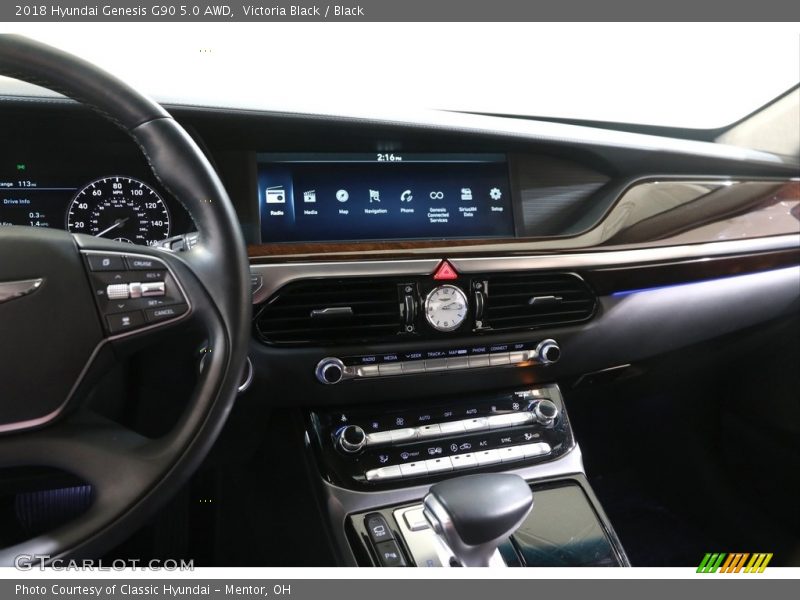 Victoria Black / Black 2018 Hyundai Genesis G90 5.0 AWD