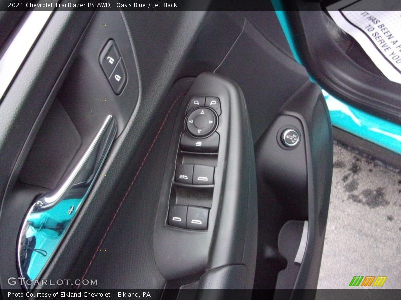 Oasis Blue / Jet Black 2021 Chevrolet TrailBlazer RS AWD