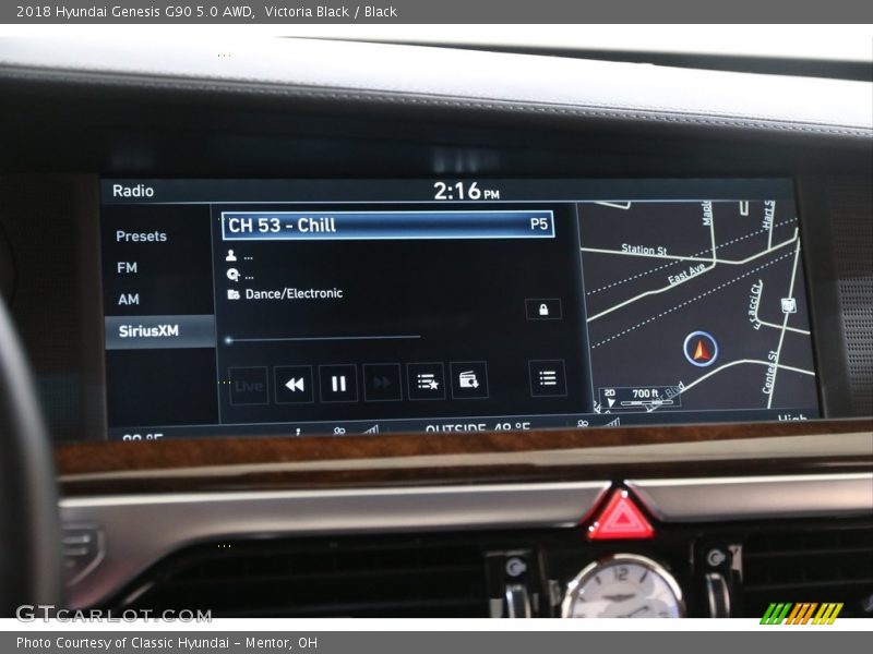 Victoria Black / Black 2018 Hyundai Genesis G90 5.0 AWD