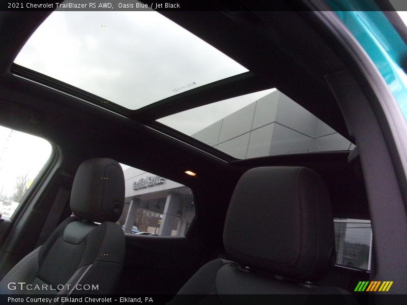Oasis Blue / Jet Black 2021 Chevrolet TrailBlazer RS AWD