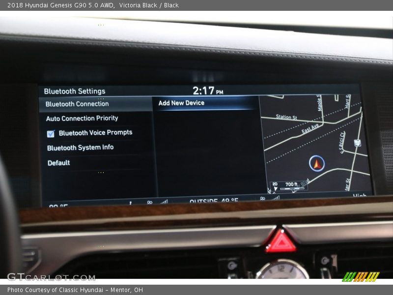 Victoria Black / Black 2018 Hyundai Genesis G90 5.0 AWD