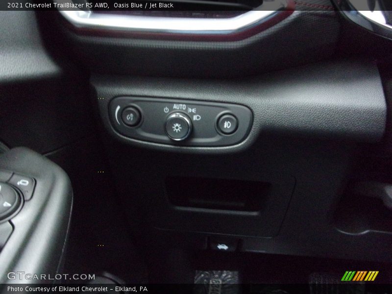 Oasis Blue / Jet Black 2021 Chevrolet TrailBlazer RS AWD