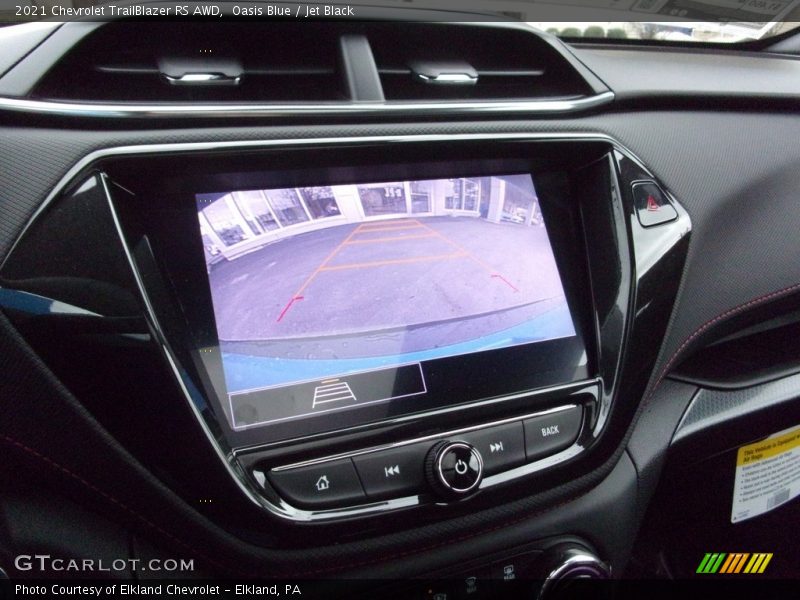 Oasis Blue / Jet Black 2021 Chevrolet TrailBlazer RS AWD