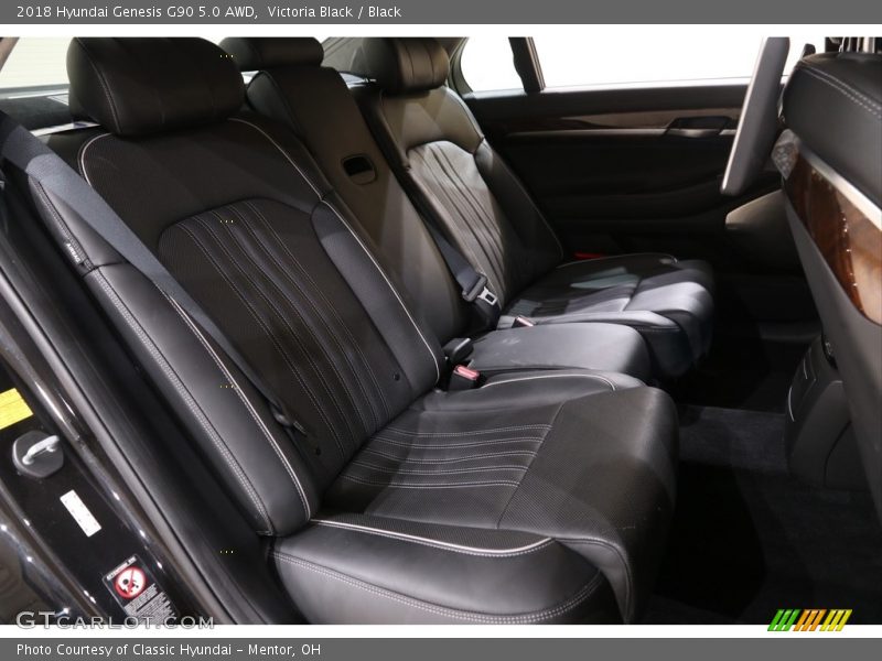 Victoria Black / Black 2018 Hyundai Genesis G90 5.0 AWD