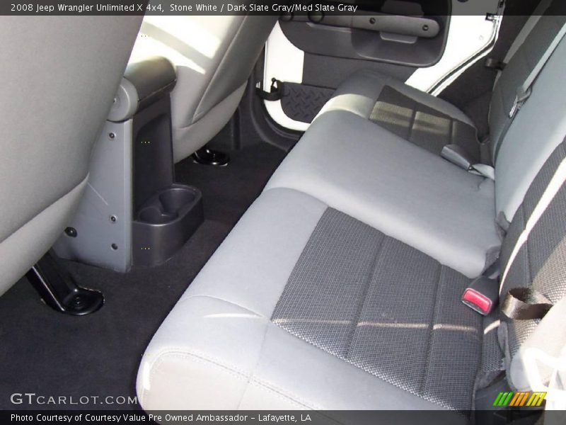 Stone White / Dark Slate Gray/Med Slate Gray 2008 Jeep Wrangler Unlimited X 4x4
