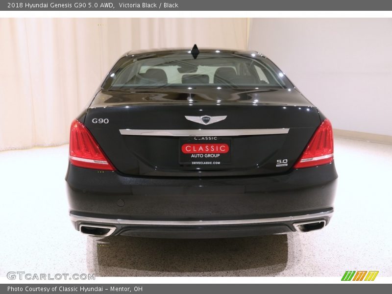 Victoria Black / Black 2018 Hyundai Genesis G90 5.0 AWD
