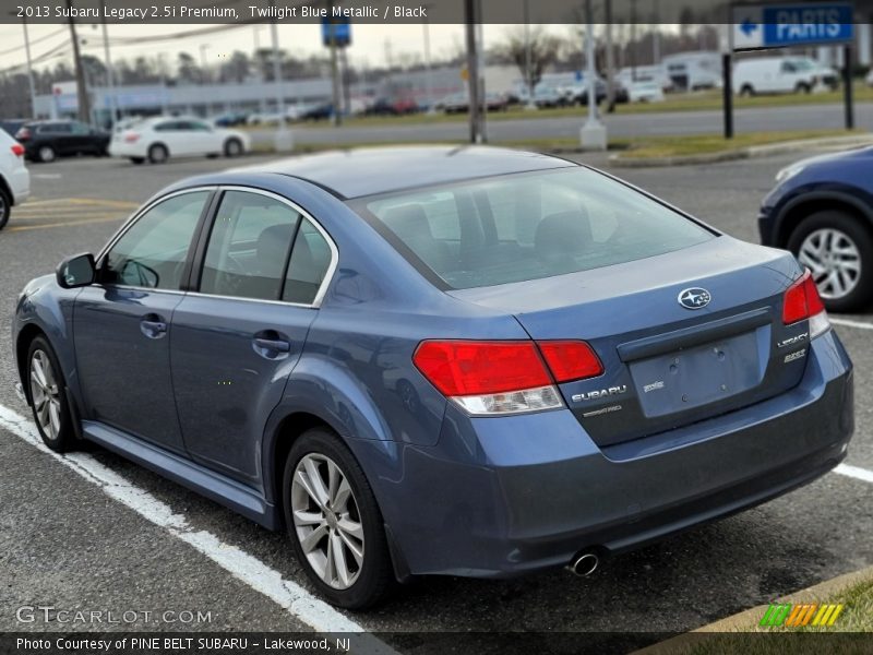 Twilight Blue Metallic / Black 2013 Subaru Legacy 2.5i Premium