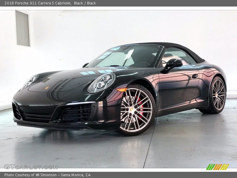 Front 3/4 View of 2018 911 Carrera S Cabriolet