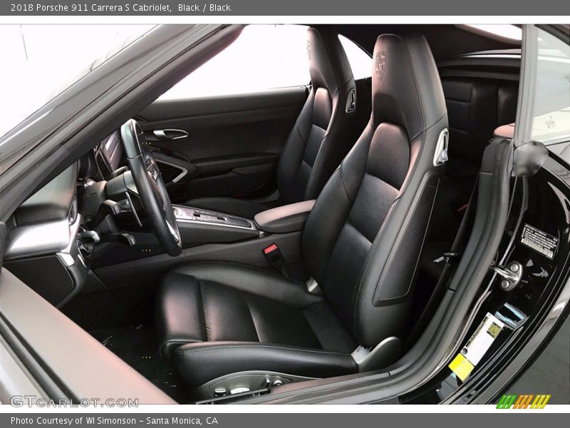 Front Seat of 2018 911 Carrera S Cabriolet