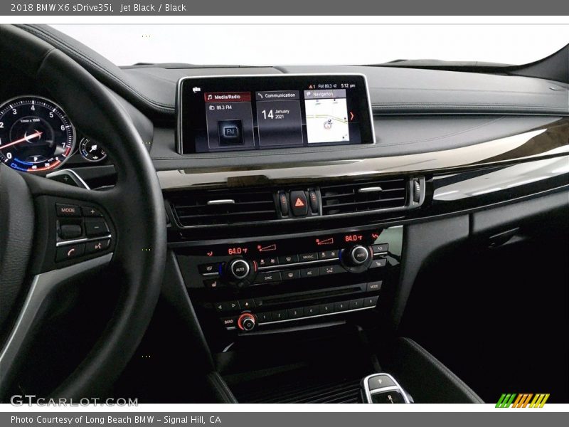 Jet Black / Black 2018 BMW X6 sDrive35i