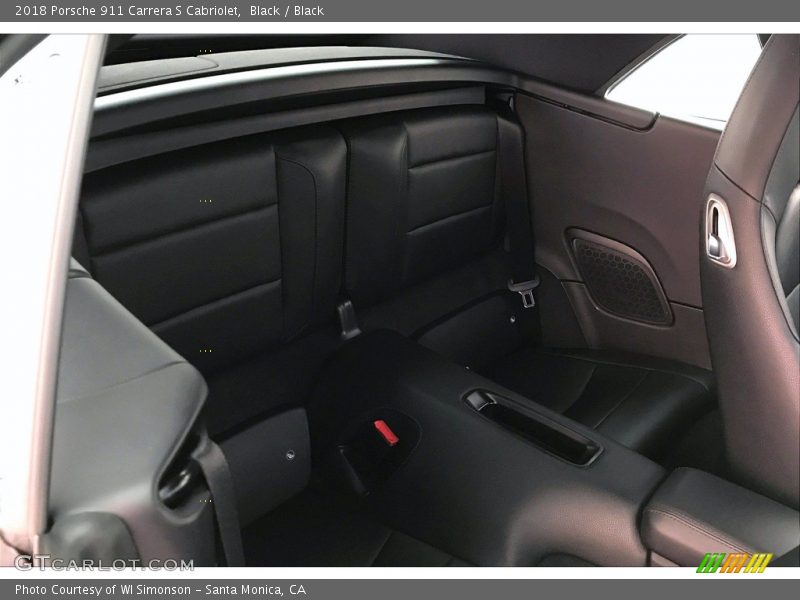 Black / Black 2018 Porsche 911 Carrera S Cabriolet