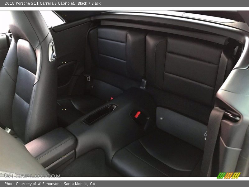 Black / Black 2018 Porsche 911 Carrera S Cabriolet