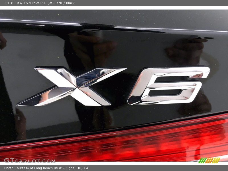 Jet Black / Black 2018 BMW X6 sDrive35i