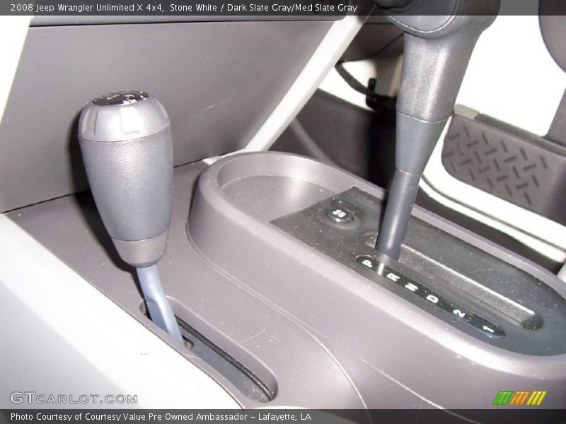 Stone White / Dark Slate Gray/Med Slate Gray 2008 Jeep Wrangler Unlimited X 4x4