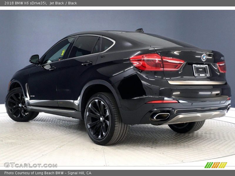 Jet Black / Black 2018 BMW X6 sDrive35i