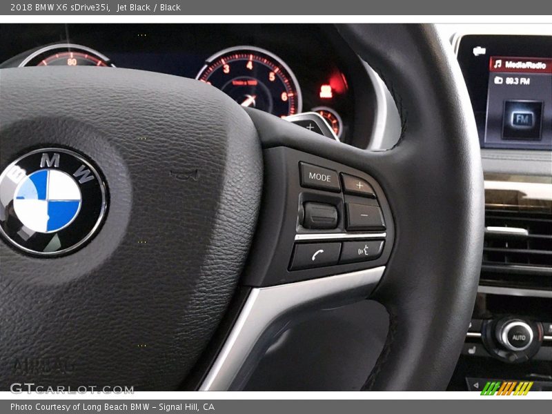 Jet Black / Black 2018 BMW X6 sDrive35i
