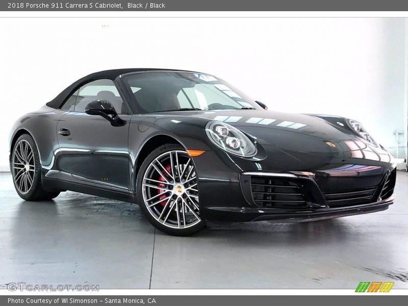  2018 911 Carrera S Cabriolet Black