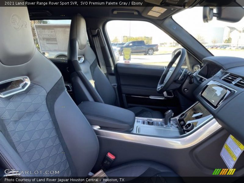 Front Seat of 2021 Range Rover Sport SVR