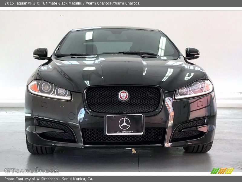 Ultimate Black Metallic / Warm Charcoal/Warm Charcoal 2015 Jaguar XF 3.0