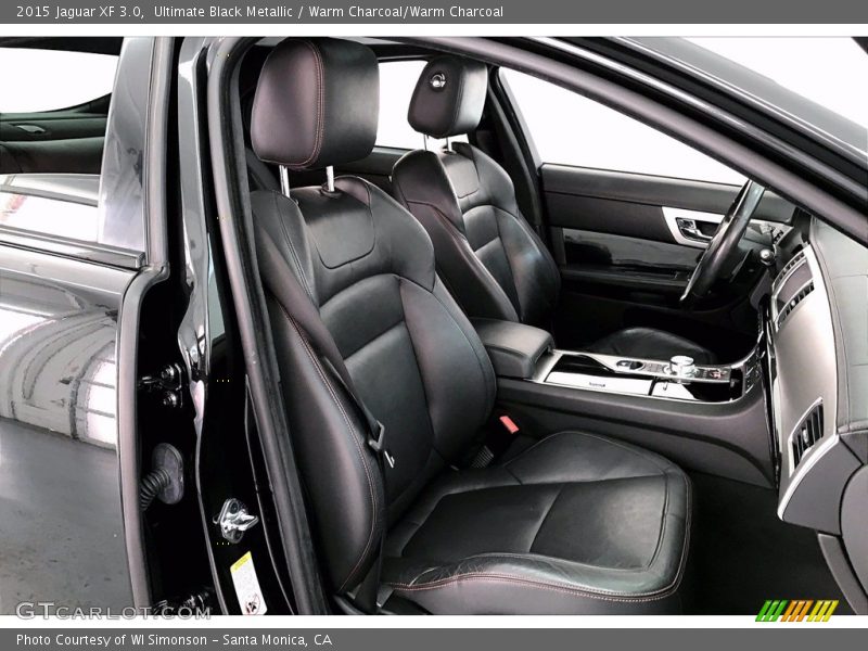 Ultimate Black Metallic / Warm Charcoal/Warm Charcoal 2015 Jaguar XF 3.0